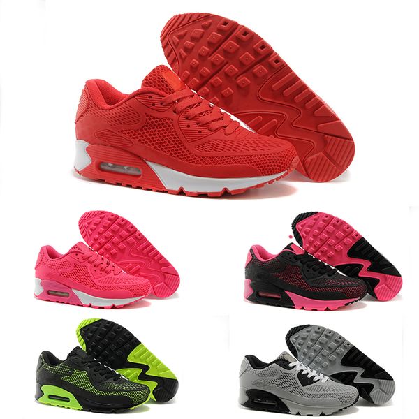 

2018 New Cushion 90 KPU Men Women Sport shoes High Quality classical Sneakers Cheap 11 colors Sports running Shoes Size 36-46