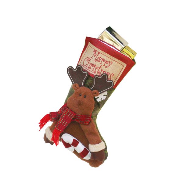 

mini merry christmas pendant candy bags socks sock packet gifts decor new year