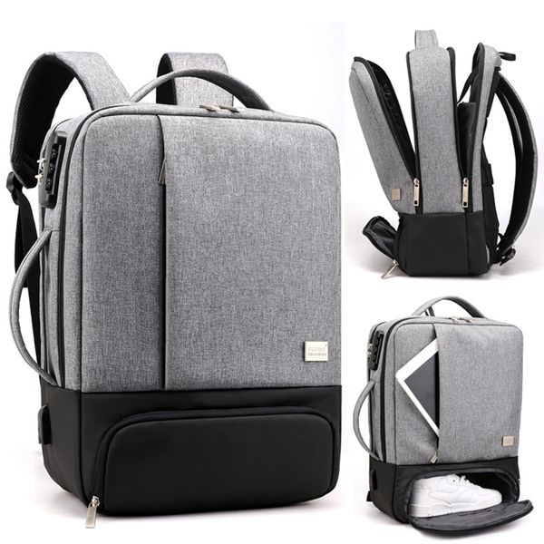 

laamei mens backpack male lapbackpacks anti theft male notebook trip back pack office business women travel bagpack