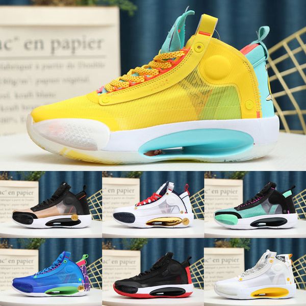 

2020 new camo bred blue void eclipse 34 basketball shoes amber rise snow leopard fashion 34s michael 23 xxxiv designer sports sneakers 40-46