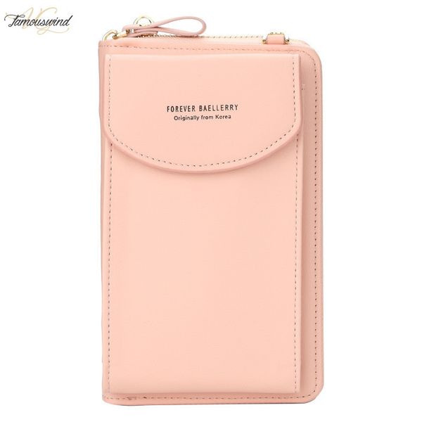 

2020 new women casual wallet qualit cell phone wallet big card holders wallet handbag purse clutch messenger shoulder casual straps bag