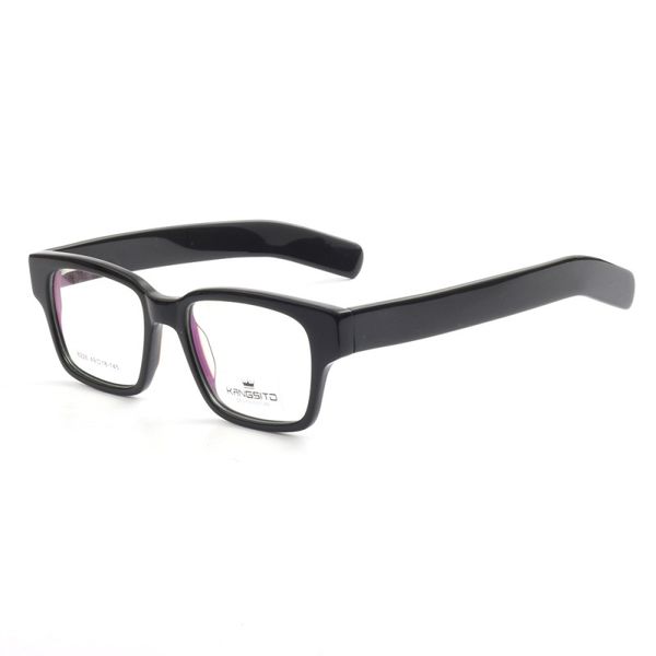 

cubojue thick glasses frame men women acetate eyeglasses men's degree eyeglass optical square for high prescription vintage man, Black