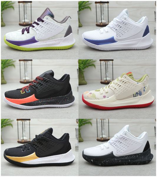 

kyrie low 2 ii low ankle mens kids basketball shoes zoom sport trainers sneakers, Black
