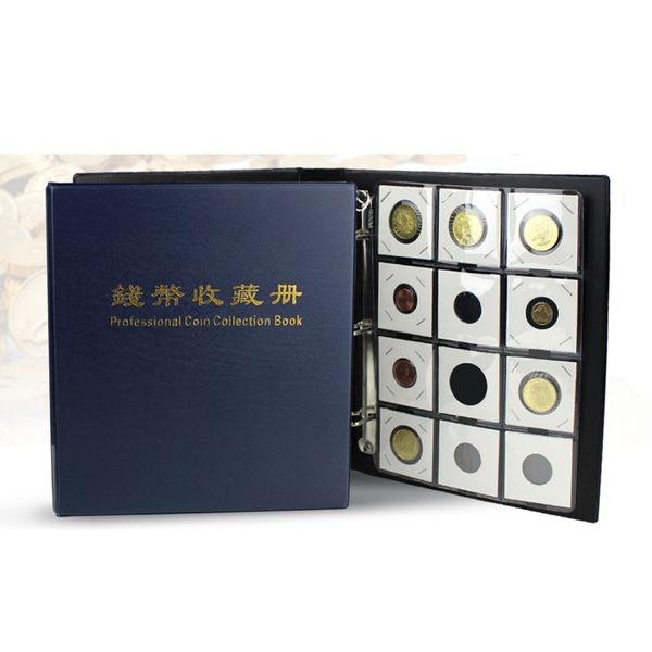 

2020 new pccb 12 cardboard coin holder, replacement coin binder, pocket insert page sheets, paper card