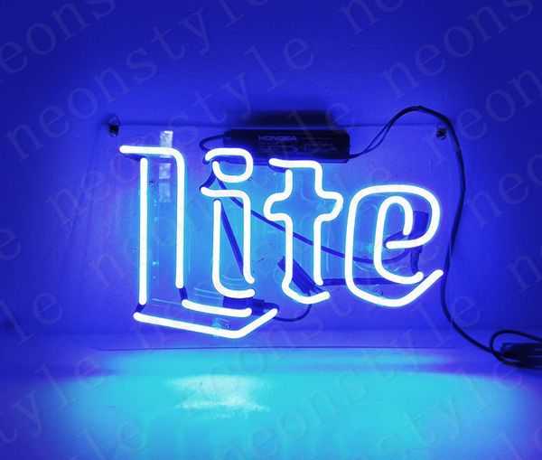 

lite gift neon signs light real glass tube beer bar pub shop decorate homeroom girlsroom party decor bulbs sign 14 in