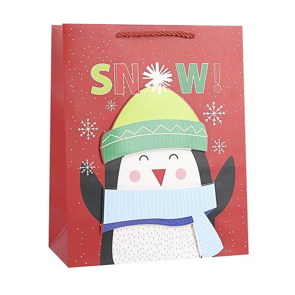 

12pcs 3d merry christmas candy box bag christmas tree gift box with bells paper gift bag container supplies navidad