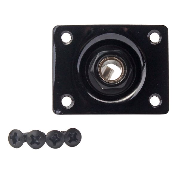 

musically square jack output plate socket 6.35mm 1/4'' for electric guitar