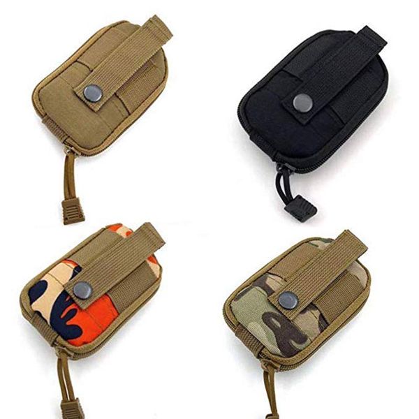 

backpacking packs molle pouch belt waist bag fanny pack phone pocket outdoors