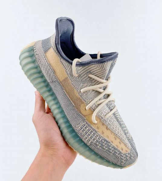 

israfil running shoes men women kanye west light grey and tan sports shoes
