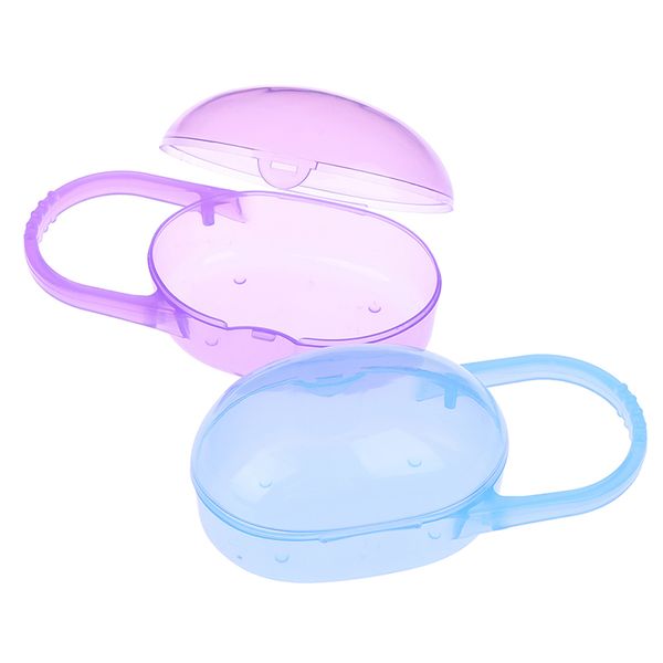 

1pcs portable pacifier box kids pacifier nipple cradle case holder travel storage box baby infant pacifiers boxes