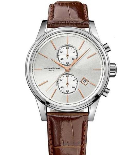 

classic fashion big dial watch 1513282 1513283 1513279 1513280 1513281 original box, Slivery;brown