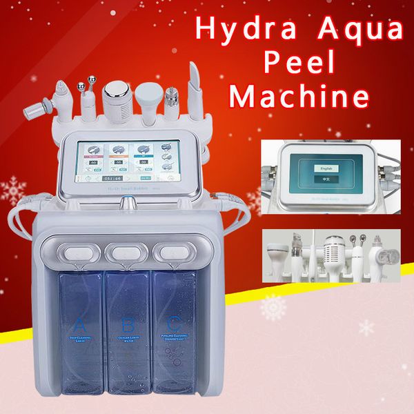 

2020 promotion 6 in 1 hydra facial water dermabrasion oxygen spray with rf bio lifting spa facial machine/hydro microdermabrasion