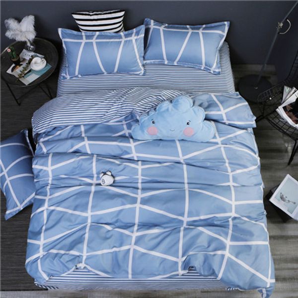 

new coming bedding set 4 pieces special pattern style reactive printing duvet cover pillowcase bedsheet home decoration ing