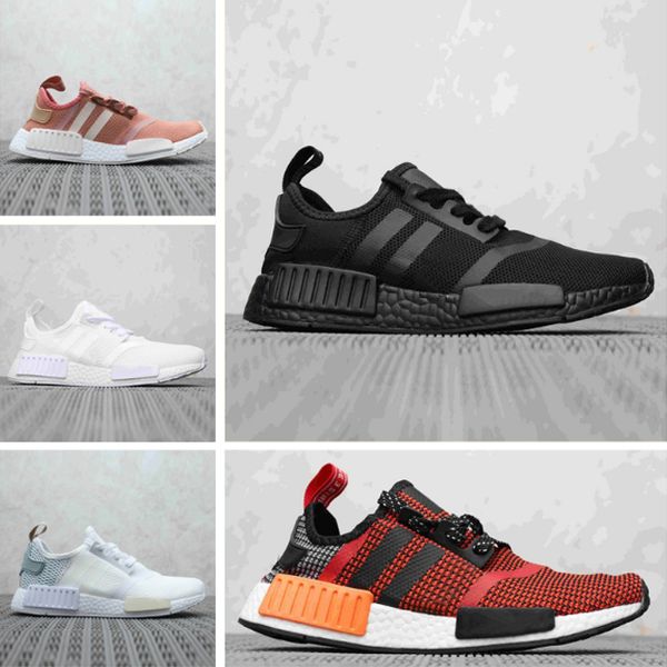 

new nmd v2 des chaussures core black white mens running shoes og bred metallic gold triple men women sports designer sneakers size 36-45