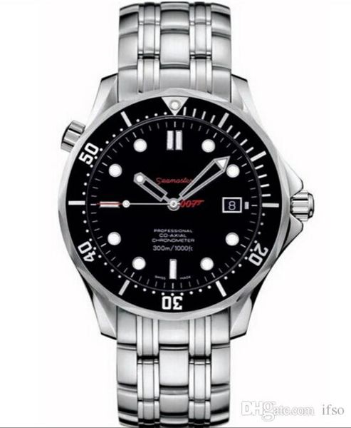 

luxury watches 007 skyfall watches gmt watch bond chronometer automatic watches luxury men co-axial watch, Slivery;brown