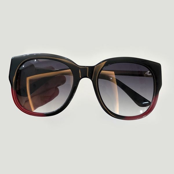 

women round sunglasses 2019 fashion vintage luxury acetate frame shades oculos de sol feminino with original box, White;black