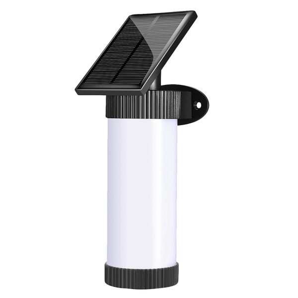 

abui-102 led solar light waterproof 3 mode solor power fire flame wall light flickering door garden lamp