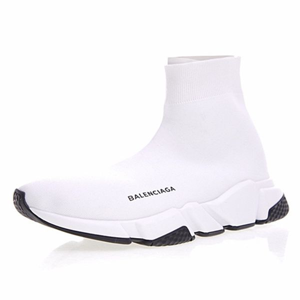 

2019 Brand Sock Shoes Black White casual Shoes For Men Oero Black Trainers Women Boots Sneakers Designer Shoes 36-45