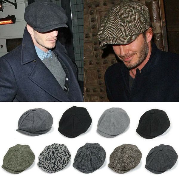 

newsboy hats for men classic wool blend applejack gatsby peaky blinders ivy hat winter warm cap hat mma3051-a5, Blue;gray