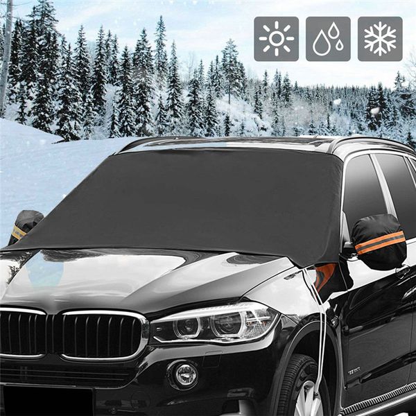 

kongyide car sunshade auto windshield snow cover magnetic waterproof car ice frost sunshade protector 220x127cm dropship mar4