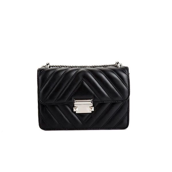 

instagram female chain small square bag 2020 stylish korean version of the lady monochrome one-shoulder cross-body bag for women