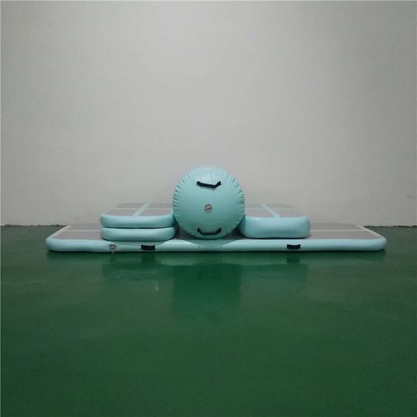 

a set (6 pieces) inflatable gym mat 10cm dwf inflatable gymnastics air track mat training set