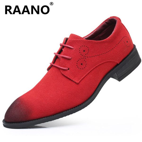 

malefashion men suede leather casual shoes spring autumn men flats lace up male oxfords soft leather shoes chaussure homme, Black