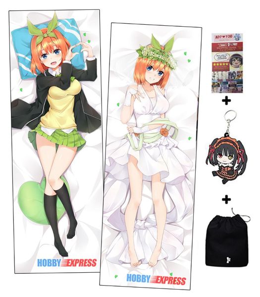 

hobby express yotsuba nakano the quintessential quintuplets dakimakura japanese otaku waifu hugging body pillow cover adp19053-1 pillow case