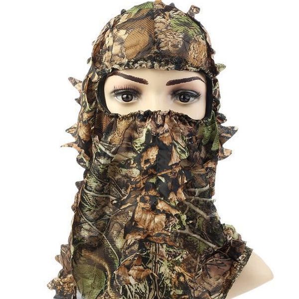 

leaf hood camouflage hood leaf hat linen, Camo