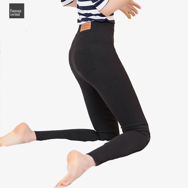 

2019 черный карандаш брюки женщин фитнес белый тощий высокий талии карманы назад тонкий тонкий брюки студенты p8746, Black;white