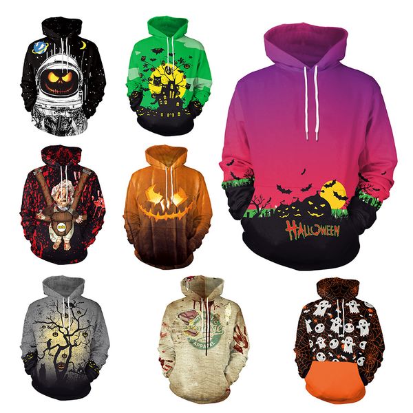 

halloween clothes for couples plus size loose hoodies for pregnant women hoodie hooded sweatshirt hip hop fall winter, White