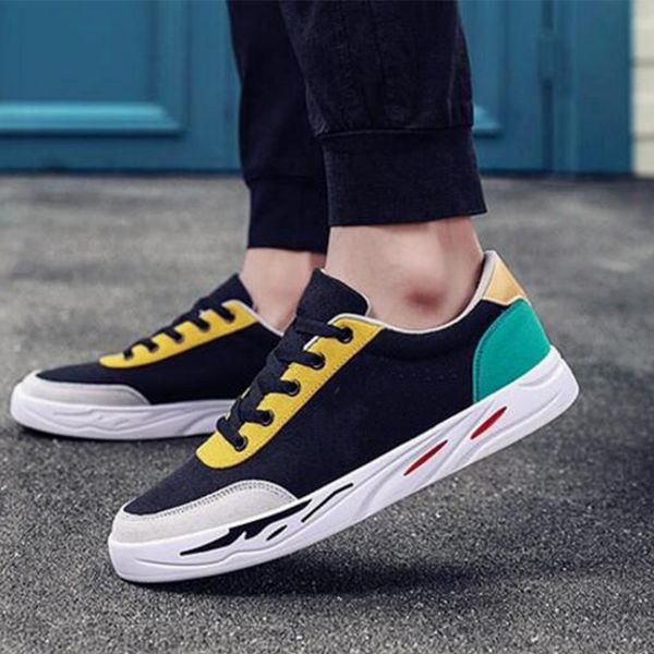 

ivory autumn 2019 new boys ins shoes men tide mens sports korean casual shoes sneakers canvas shoes men, Black