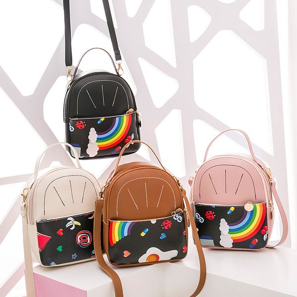 

2020 new ladies shoulder bag mini leather shoulder bag fashionable cute multifunctional messenger