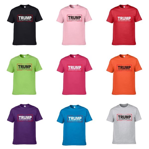 

men's short sleeves cotton trump t-shirts tees brand fashion designer casual active tshirts shirts hirt #729, White;black