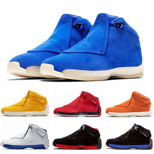 

fashion 18s toro gym red suede sport royal men basketball shoes blue black white red 18s mens sports shoe trainers sneaker us8-13
