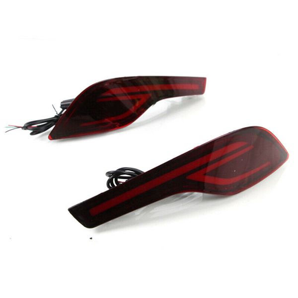 

2pcs for crv cr-v 2017 2018 2019 multi-function led rear bumper light rear fog lamp auto bulb brake light reflector