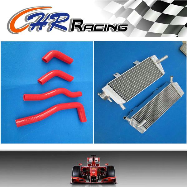 

for crf450x crf 450x 2012 2013 aluminum radiator & silicone hose red