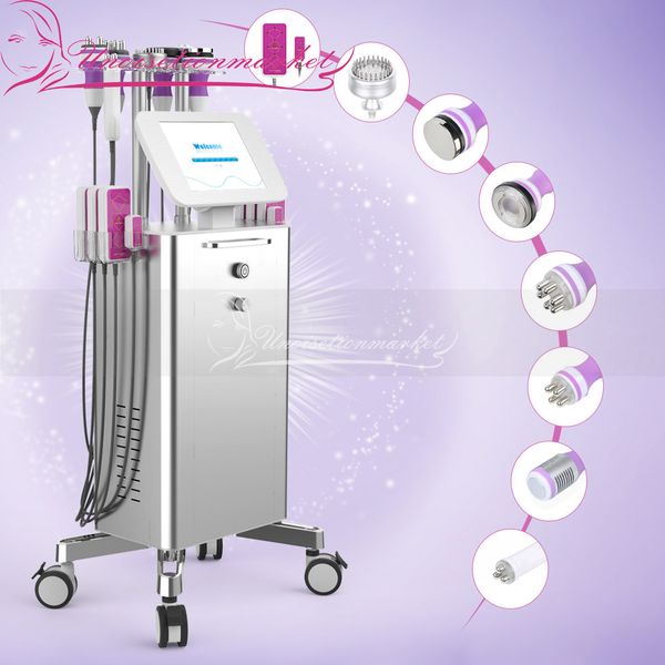 

40k ultrasonic vacuum cavitation 9 in 1 rf care slimming machine radio frequency care weight loss spa beauty equipment