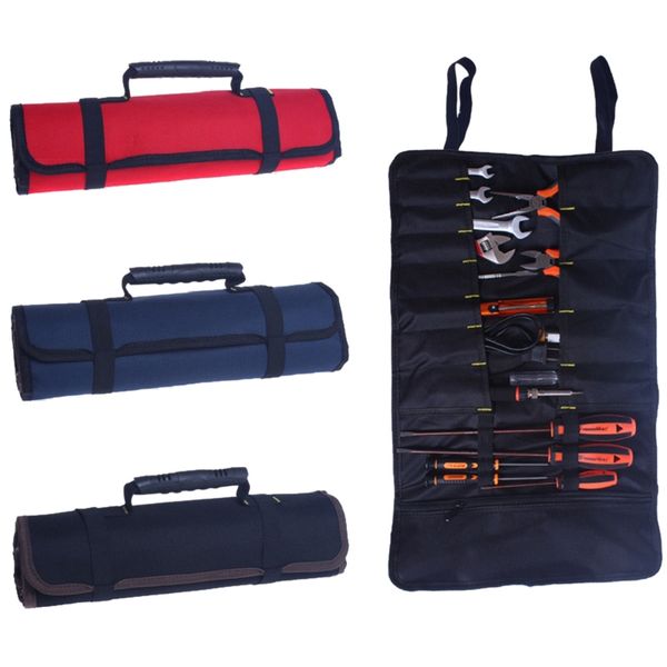 

multifunction tool bags practical carrying handles oxford canvas chisel roll bags for tool 3 colors new instrument case