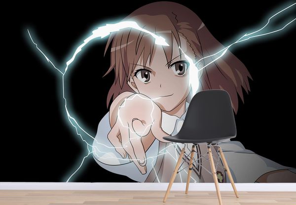 

self-adhesive] 3d toaru majutsu no index 1123 japan anime wall paper mural wall print decal murals