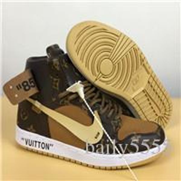 

Aair 6 jordan 1 loui 13 vuitton 13 luxury off retro neaker men and women loui ba ketball hoe color air white dfd loui 1, Black;brown