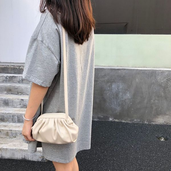 

2020 new shoulder bag women's casual fashion korean simple clip oblique small