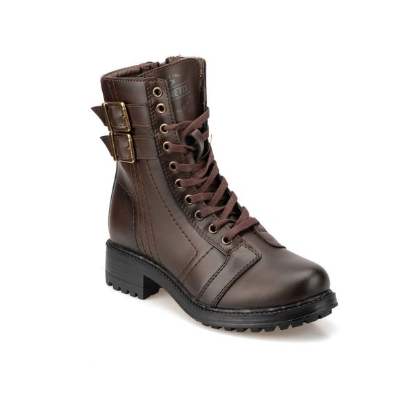 

flo women boots black brown khaki army postal durable leather ladies autumn winter shoes nela 9pr kinetix t200425