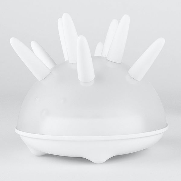 

baby bottle drying rack pacifier nipple hedgehog shape infant breast milk bottles drain dryer multi-functional cup holder bb5156