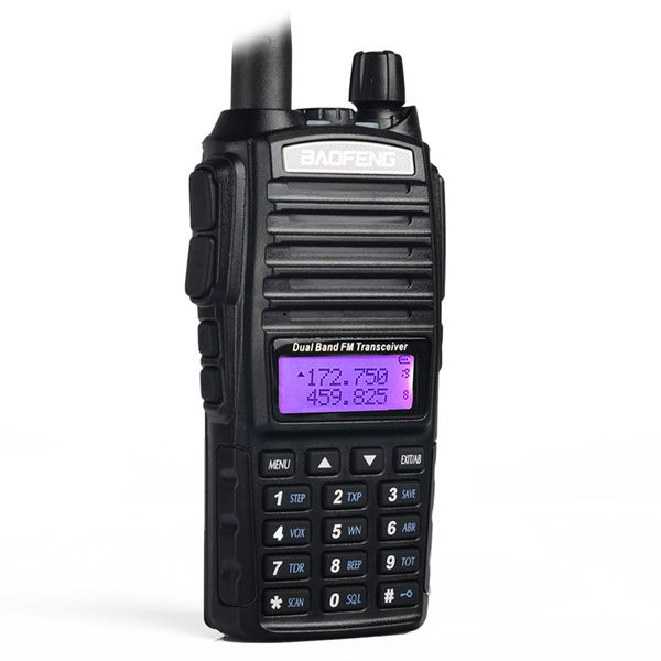 Baofeng UV-82 Walkie Talkie Dual-Band 136-174 / 400-520 MHz FM Presunto Dois Way Transceptor Radio Talkie