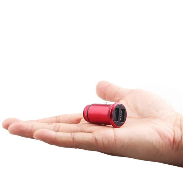 

5v mini car charger adapter double usb fast charger cigarette lighter power adapter