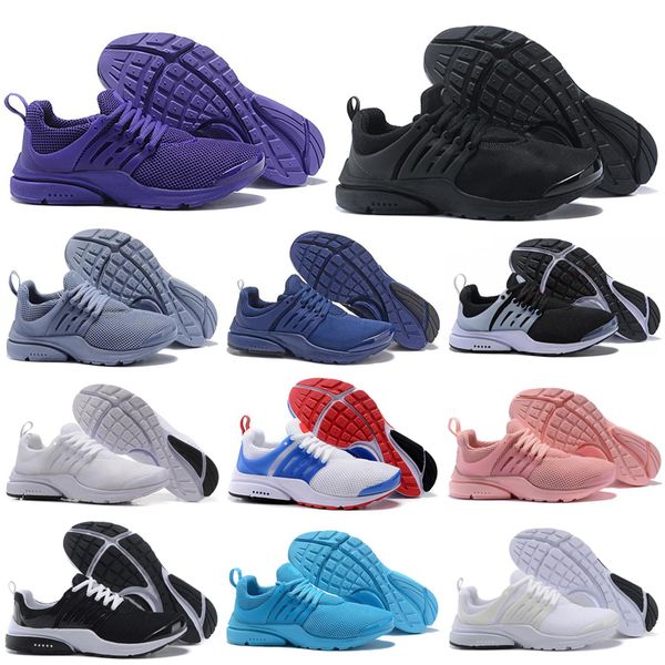 

2019 presto br qs running shoes for men womens black white greedy mens trainer sports athletic shoes size 36-46, White;red