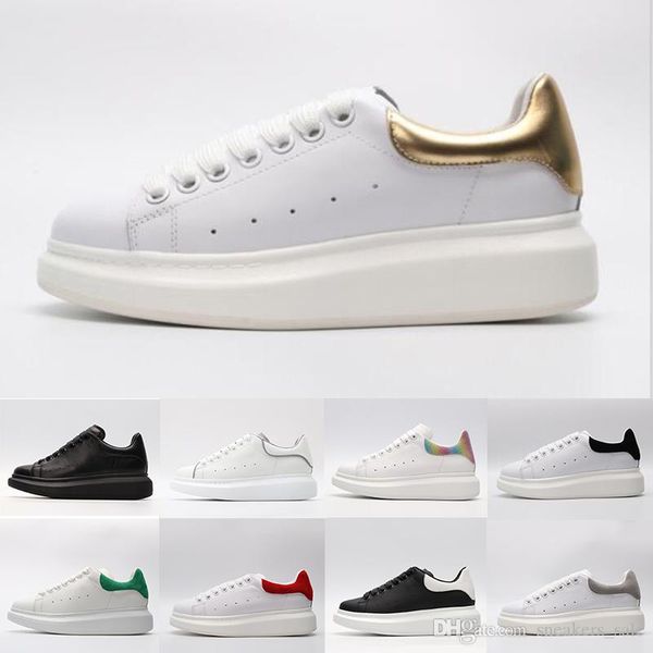 

designer ace black white queens brand fashion luxury leather casual shoes for girl women men black gold red fashion comfortable flat sneaker