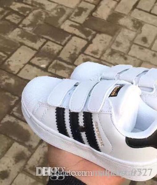 

2018 new fashion women baby casual shoes superstar female sneakers kids zapatillas deportivas mujer lovers sapatos femininos, Black