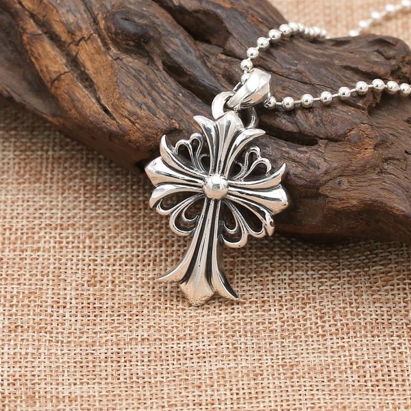 

punk style 925 sterling silver handmade designer jewelry antique silver american crosses pendants without chain nice gift for men and women